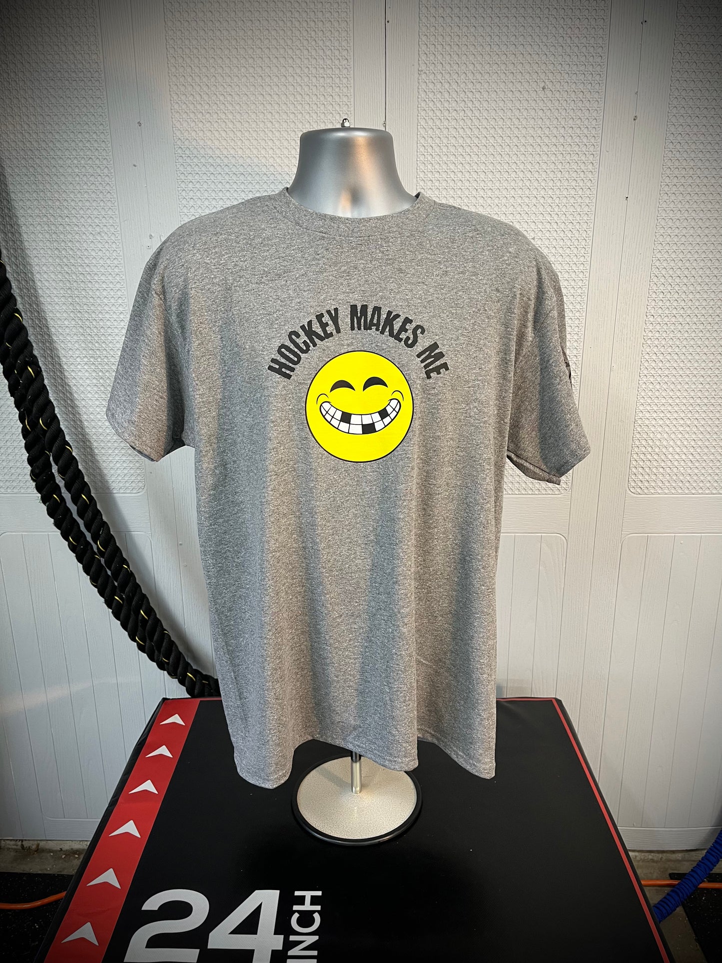 Hockey Makes me Smile  t-shirt